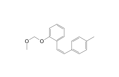 1-(Methoxymethoxy)-2-[(Z)-2-(4-methylphenyl)ethenyl]benzene