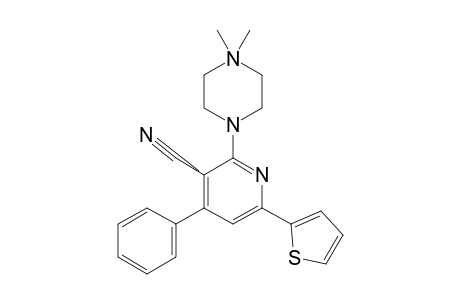 2-(4-METHYLPIPERAZIN-1-YL)-4-PHENYL-6-(THIOPHEN-2-YL)-PYRIDINE-3-CARBONITRILE