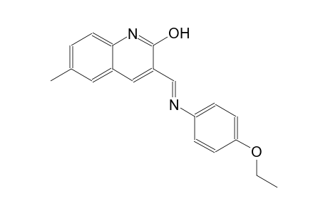 3-{(E)-[(4-ethoxyphenyl)imino]methyl}-6-methyl-2-quinolinol