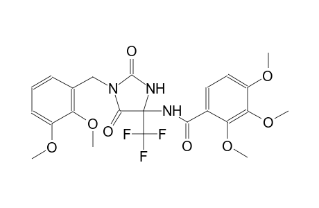 N-[1-(2,3-dimethoxybenzyl)-2,5-dioxo-4-(trifluoromethyl)-4-imidazolidinyl]-2,3,4-trimethoxybenzamide