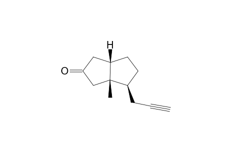 (3aS*,4S*,6aS*)-3a-Methyl-4-prop-2'-ynyl-1,3,3a,4,5,6-hexahydro-pentalen-2(3H)-one