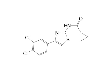 N-[4-(3,4-dichlorophenyl)-1,3-thiazol-2-yl]cyclopropanecarboxamide
