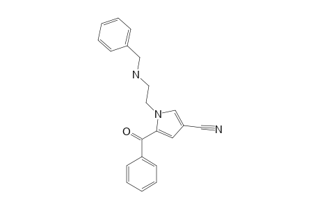 2-BENZOYL-1-(2-BENZYLAMINOETHYL)-4-CYANOPYRROLE