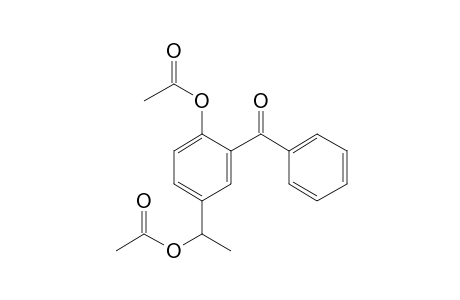 1-[4-(Acetyloxy)-3-benzoylphenyl]ethyl acetate