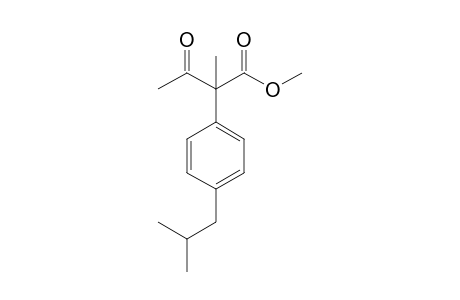 Methyl 2-Acetyl-2-(4-isobutylphenyl)propanoate