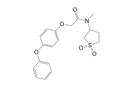 N-(1,1-diketothiolan-3-yl)-N-methyl-2-(4-phenoxyphenoxy)acetamide