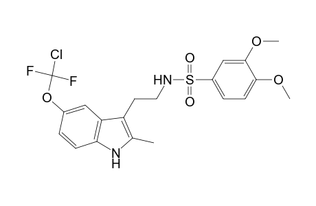 N-(2-{5-[chloro(difluoro)methoxy]-2-methyl-1H-indol-3-yl}ethyl)-3,4-dimethoxybenzenesulfonamide