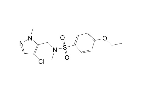 benzenesulfonamide, N-[(4-chloro-1-methyl-1H-pyrazol-5-yl)methyl]-4-ethoxy-N-methyl-