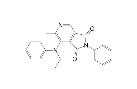 7-(N-ethylanilino)-6-methyl-2-phenyl-pyrrolo[3,4-c]pyridine-1,3-dione