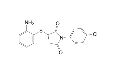 2-[(o-aminophenyl)thio]-N-(p-chlorophenyl)succinimide