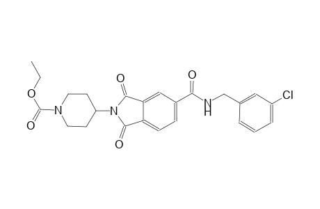 1-piperidinecarboxylic acid, 4-[5-[[[(3-chlorophenyl)methyl]amino]carbonyl]-1,3-dihydro-1,3-dioxo-2H-isoindol-2-yl]-,