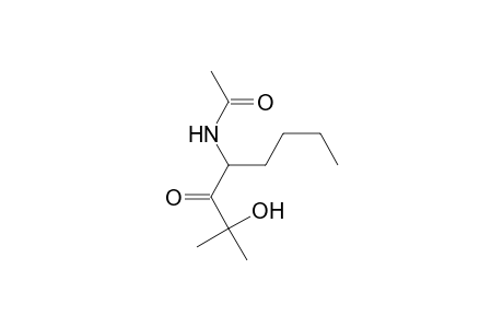 Acetamide, N-[1-(2-hydroxy-2-methyl-1-oxopropyl)pentyl]-