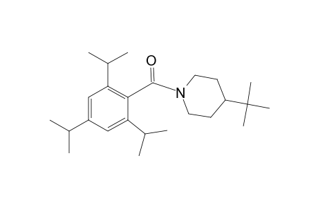 Piperidine, 4-(1,1-dimethylethyl)-1-[2,4,6-tris(1-methylethyl)benzoyl]-