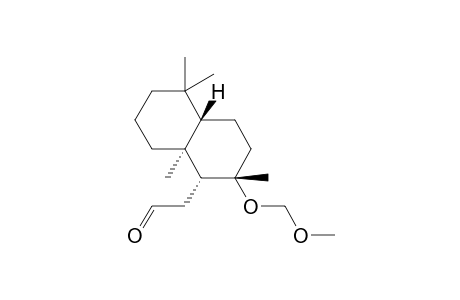 8.alpha.-(Methoxymethoxy)-13,14,15,16-tetranorlabdan-12-al