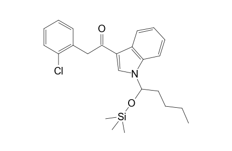 2-(2-Chlorophenyl)-1-(1-(1-((trimethylsilyl)oxy)pentyl)-1H-indol-3-yl)ethan-1-one