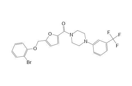 2-bromophenyl [5-({4-[3-(trifluoromethyl)phenyl]-1-piperazinyl}carbonyl)-2-furyl]methyl ether