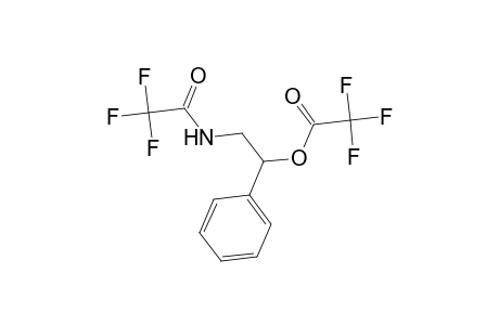 1-Phenyl-2-[(trifluoroacetyl)amino]ethyl trifluoroacetate