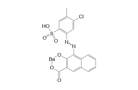 2-Naphthalenecarboxylic acid, 4-[(5-chloro-4-methyl-2-sulfophenyl)azo]-3-hydroxy-, barium salt