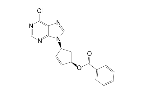 (1'R,4'S)-4'-Benzoyloxy-1'-(6-chloro-9H-purin-9-yl)cyclopent-2'-ene