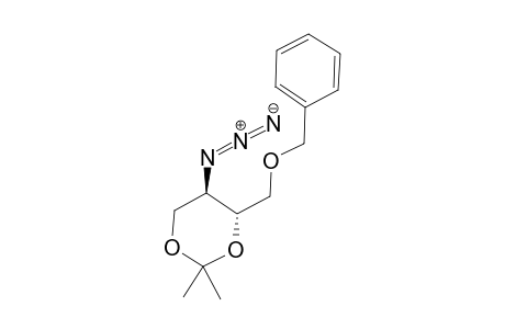 (4R,5R)-5-azido-4-[(benzyloxy)methyl]-2,2-dimethyl-1,3-dioxane