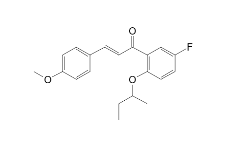 5'-Fluoro-2'-(2-butyl)oxy-4-methoxychalcone (isomer 1)