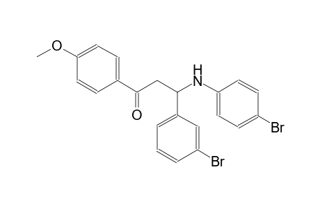 1-propanone, 3-(3-bromophenyl)-3-[(4-bromophenyl)amino]-1-(4-methoxyphenyl)-