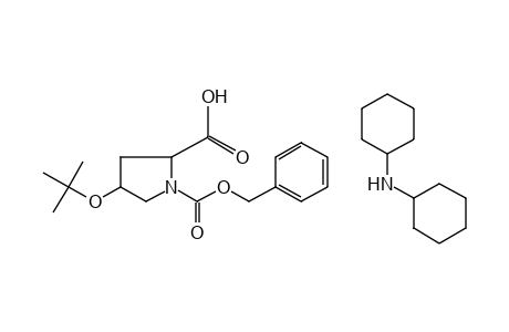 4-tert-BUTOXY-1,2-PYRROLIDINEDICARBOXYLIC ACID, 1-BENZYL ESTER, COMPOUND WITH DICYCLOHEXYLAMINE