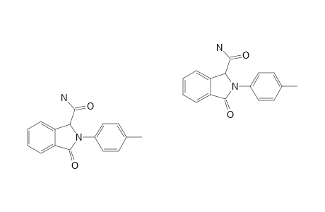 3-OXO-2-(4-TOLYL)-2,3-DIHYDRO-1H-ISOINDOLE-1-CARBOXAMIDE