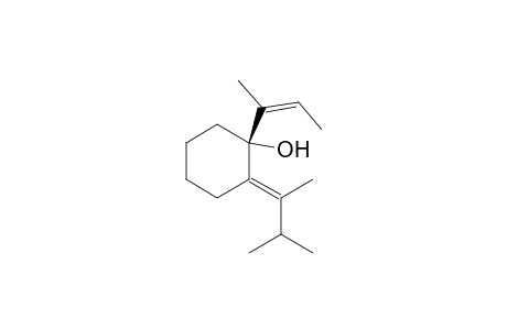 (E)-((1R*)-1-Methyl-1-propen-1-yl)-2-(3-methyl-2-butylidene)cyclohexanol
