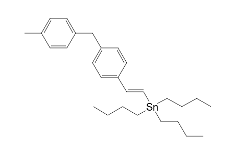 1-(4-Methylbenzyl)-4-[(1E)-2-(tributylstannyl)vinyl]benzene