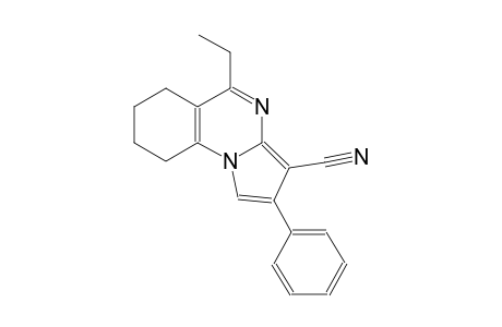 pyrrolo[1,2-a]quinazoline-3-carbonitrile, 5-ethyl-6,7,8,9-tetrahydro-2-phenyl-