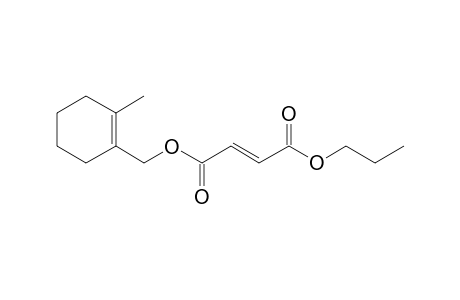 Fumaric acid, 2-methylcyclohex-1-enylmethyl propyl ester