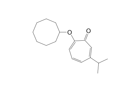 2-(CYCLOOCTYLOXY)-6-ISOPROPYL-TROPONE;(ISOMER-1)
