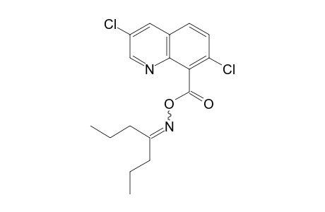 4-Heptanone, O-[(3,7-dichloro-8-quinolinyl)carbonyl]oxime