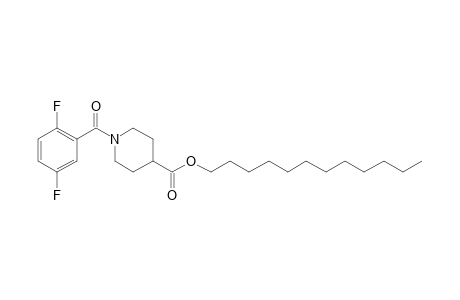 Isonipecotic acid, N-(2,5-difluorobenzoyl)-, dodecyl ester