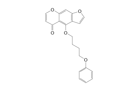4-(4-Phenoxybutoxy)-5H-furo[3,2-g][1]benzopyran-5-one