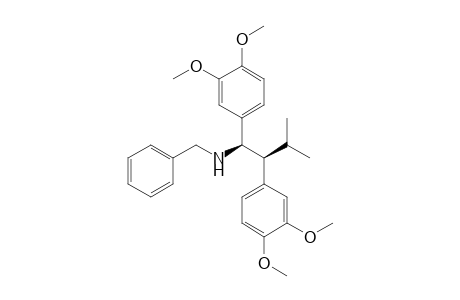 (1R,2S)-1,2-bis(3,4-dimethoxyphenyl)-3-methyl-N-(phenylmethyl)-1-butanamine