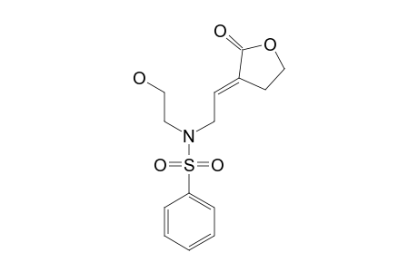 2-[N-PHENYLSULFONYL-N-[2-(2-OXOTETRAHYDROFURAN-3-YLIDENE)-ETHYL]-AMINO]-ETHANOL