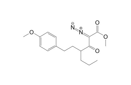 Methyl 2-diazo-3-oxo-6-(4-methoxyphenyl)-4-propylhexanoate