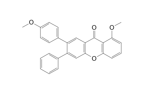 1-Methoxy-7-(4-methoxyphenyl)-6-phenyl-9H-xanthen-9-one