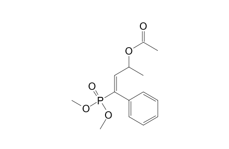 Dimethyl [(E)-3-acetoxy-1-phenyl-1-butenyl]phosphonate