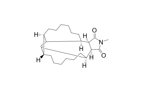 91.alpha.,2.alpha.,9.alpha.,12.beta.,19.alpha.,20.alpha.)-(+-)-22-methyl-22-azapentacyclo[18.3.0.0(2,10).0(9,12).0(11,19)]tricos-10-ene-21,23-dione