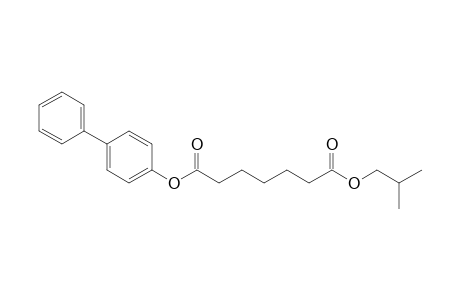 Pimelic acid, 4-biphenyl isobutyl ester