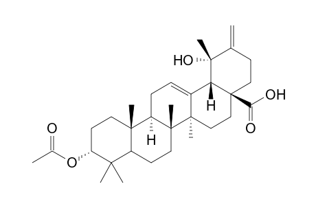 3.alpha.-Acetoxy-19.alpha.-hydroxy-ursa-12,20(30)-dien-28-oic Acid