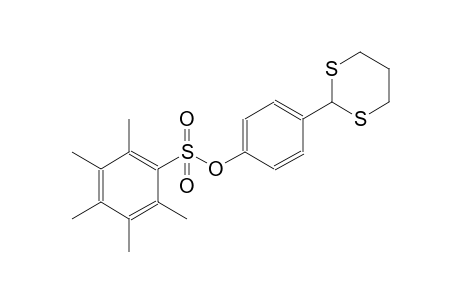 4-(1,3-dithian-2-yl)phenyl 2,3,4,5,6-pentamethylbenzenesulfonate