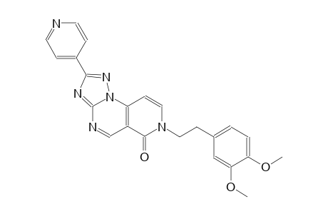 pyrido[3,4-e][1,2,4]triazolo[1,5-a]pyrimidin-6(7H)-one, 7-[2-(3,4-dimethoxyphenyl)ethyl]-2-(4-pyridinyl)-