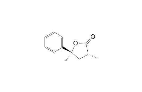 (3R,5S)-3,5-dimethyl-5-phenyl-2-oxolanone