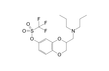 3-[(Dipropylamino)methyl]-2,3-dihydro-1,4-benzodioxin-6-yl trifluoromethanesulfonate