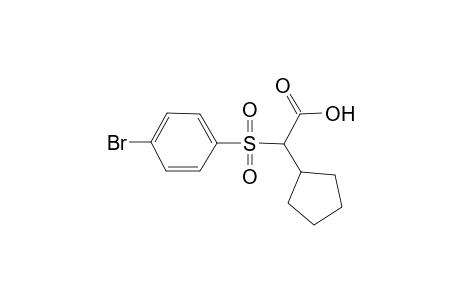 [(4-Bromophenyl)sulfonyl](cyclopentyl)acetic acid