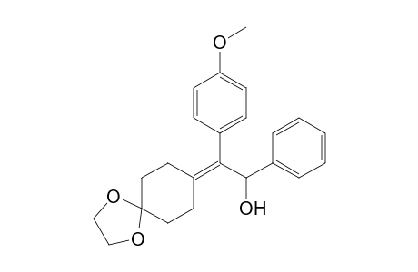 [2-Hydroxy-1-(4-methoxyphenyl)-2-phenylethylidene]-4,4-ethylenedioxycyclohexane